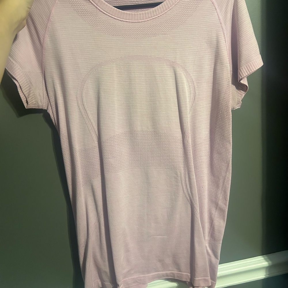 Lululemon Athletica Light Pink Short Sleeve Tee